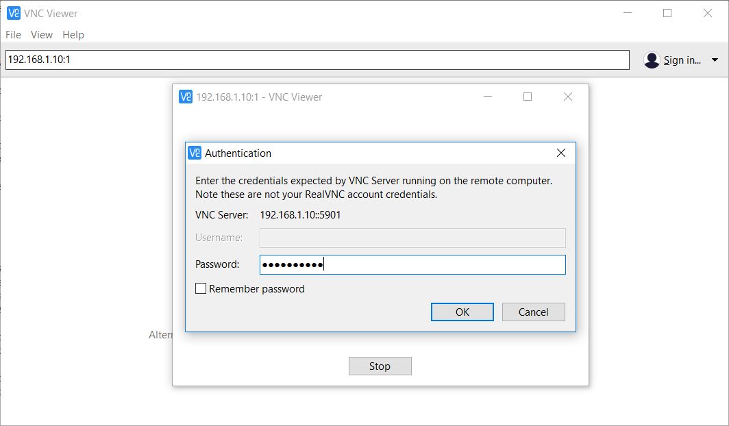 Install VNC Server on CentOS 7 - Connect To VNC Desktop Session