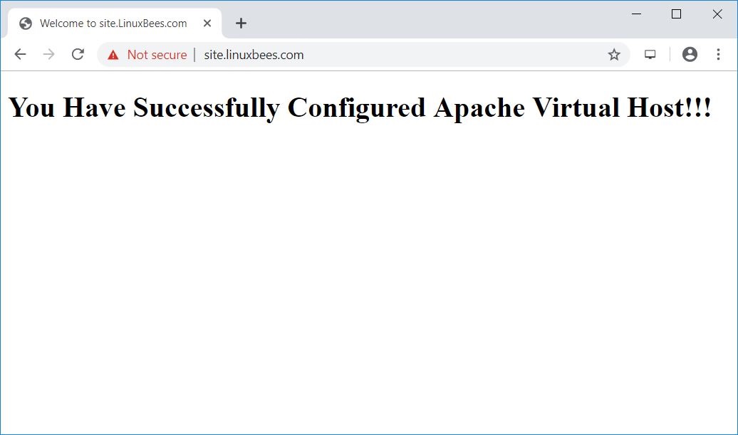 Secure Apache With Let's Encrypt on CentOS 7 - Website Without SSL Certificate